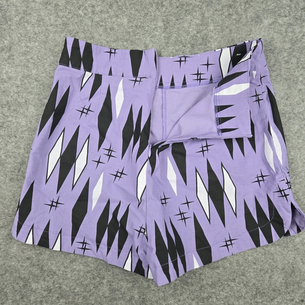 Sourpuss Women's Retro Sweetie Pie Shorts Size Medium Purple Rockabilly MCM - Picture 8 of 8